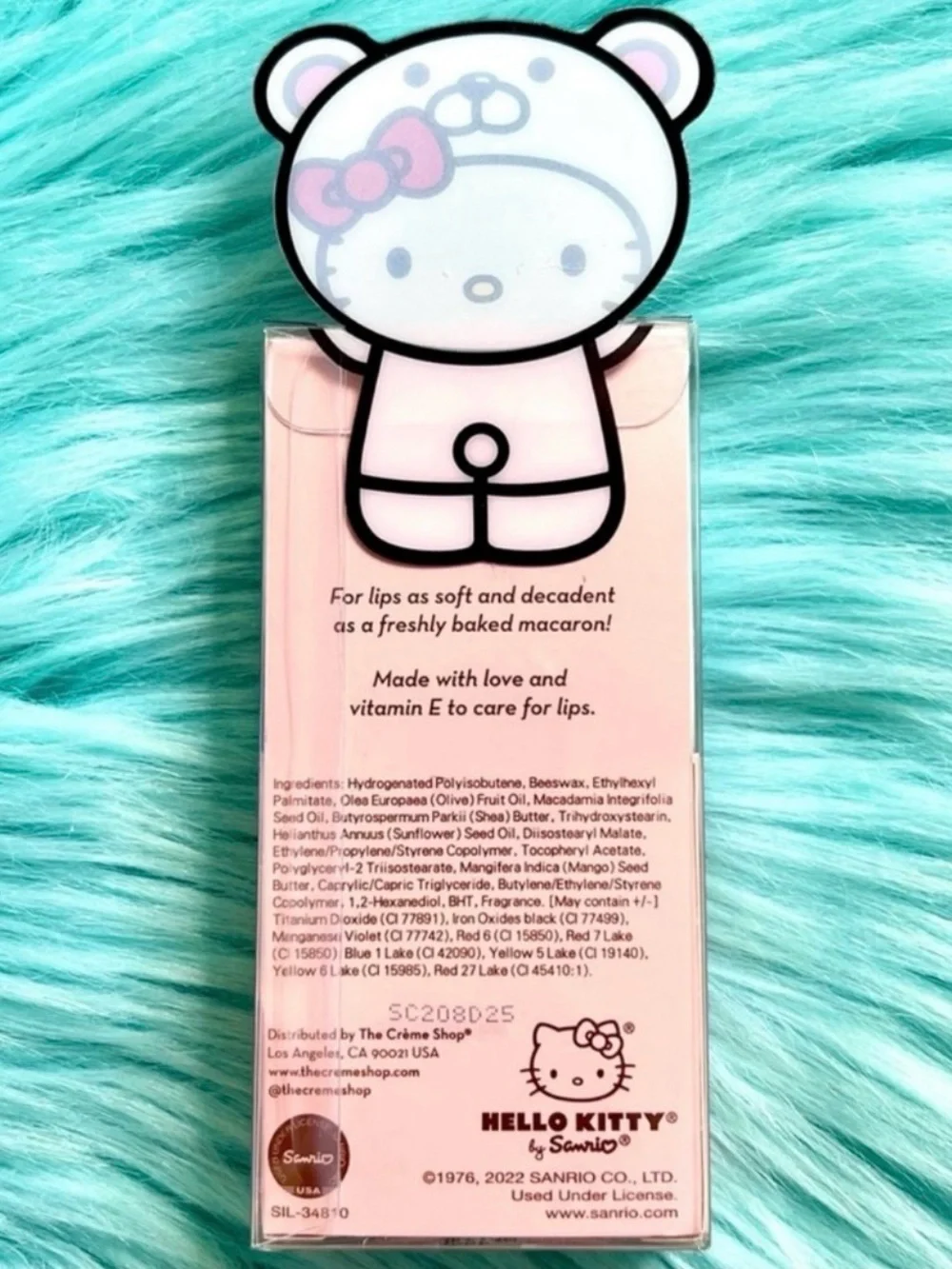 Crème Shop X Sanrio White Chocolate Limited Edition Hello Kitty Macaron Lip Balm